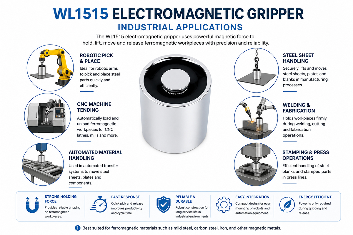 Electromagnetic Gripper Industrial Applications Guide
