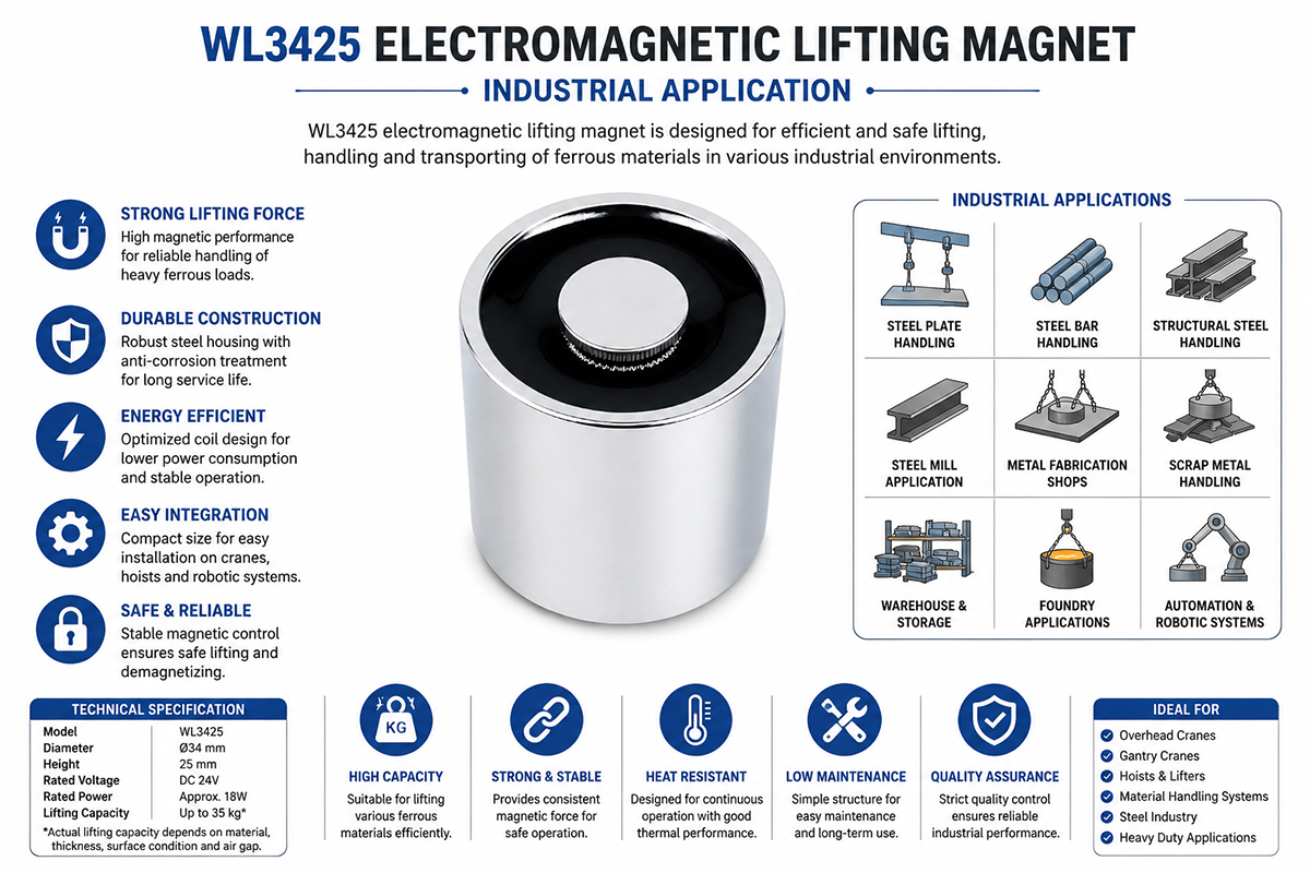 Electromagnetic Lifting Magnet Maintenance Applications
