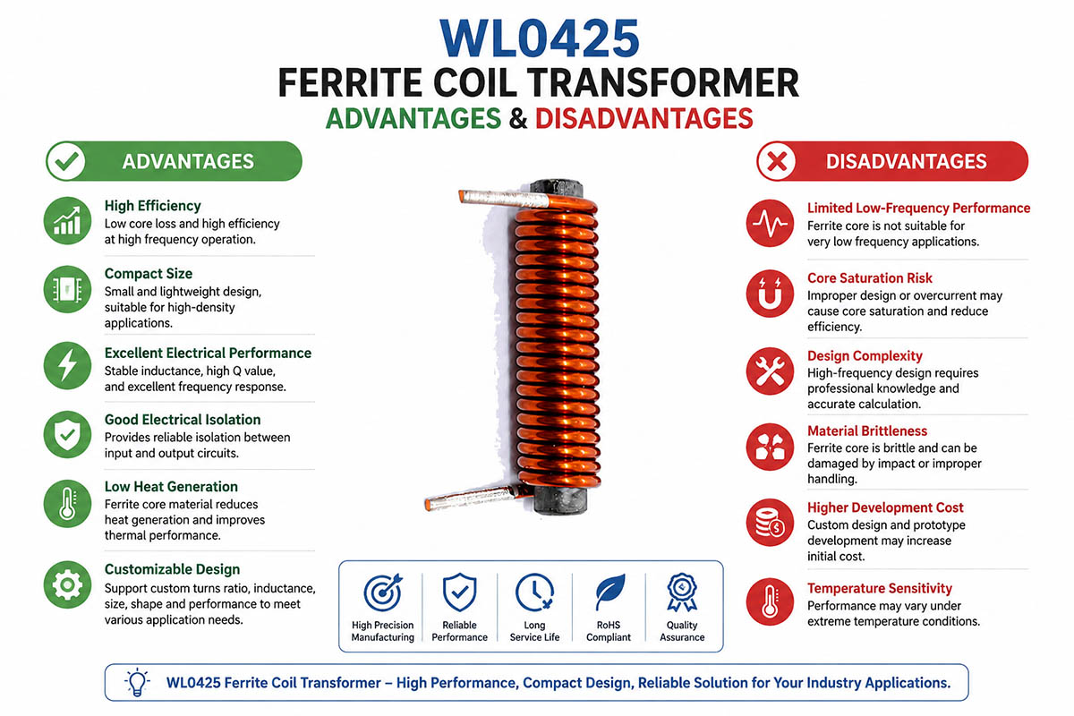 Ferrite Coil Transformer Advantages and Limitations
