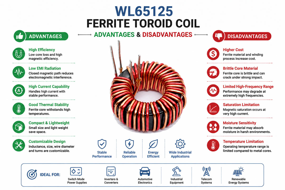 Ferrite Toroid Coil Performance and Advantages
