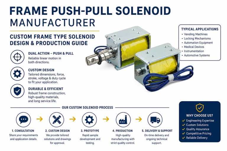 Frame Push-Pull Solenoid Manufacturer