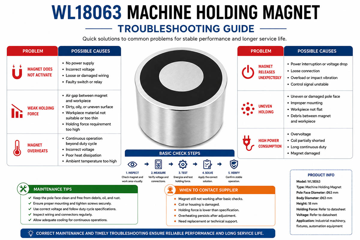 Designguide för maskinhållande magneter och industriell användning