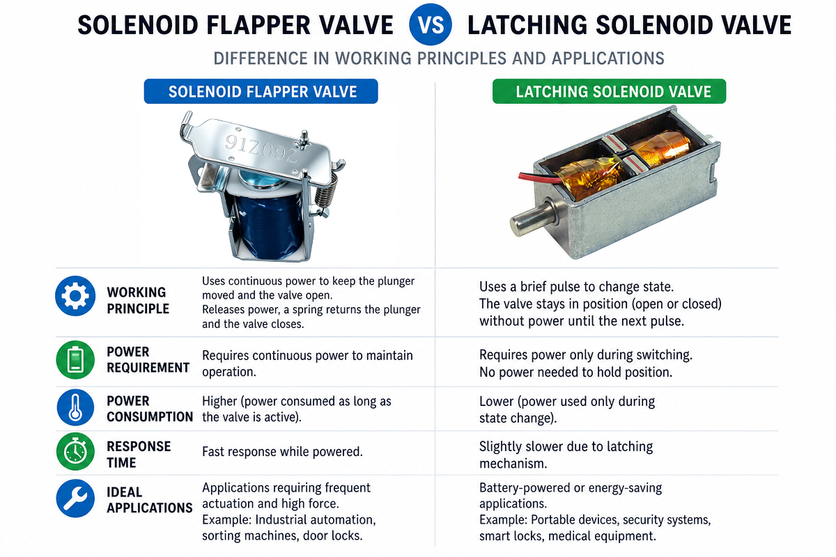 Solenoid Flapper Valve VS. Solenoid Latching Valve Guide