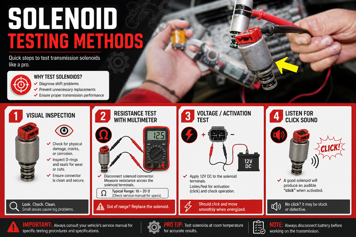 Solenoid Testing Methods Suggestion Guide