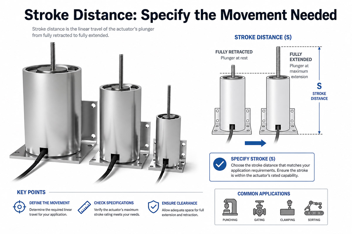 Stroke Distance-- Specify the Movement Needed
