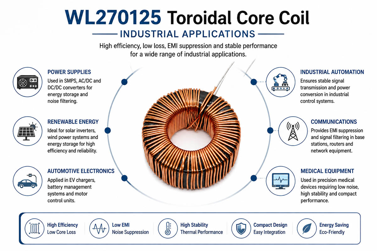 Toroidal Core Coil Magnetic Design Applications