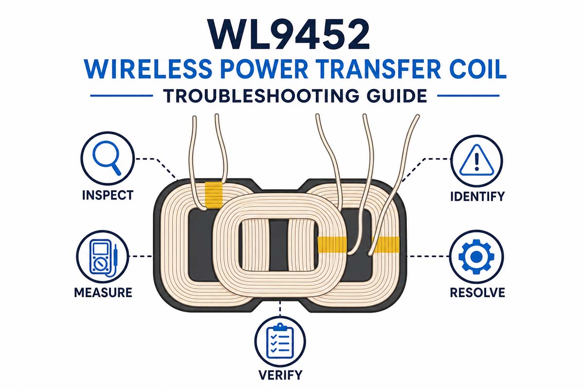 WL9452 Wireless Power Transfer Coil troubleshooting guide