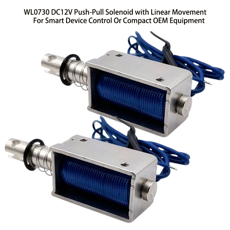12V Mini Push-Pull Solenoid Industrial Applications