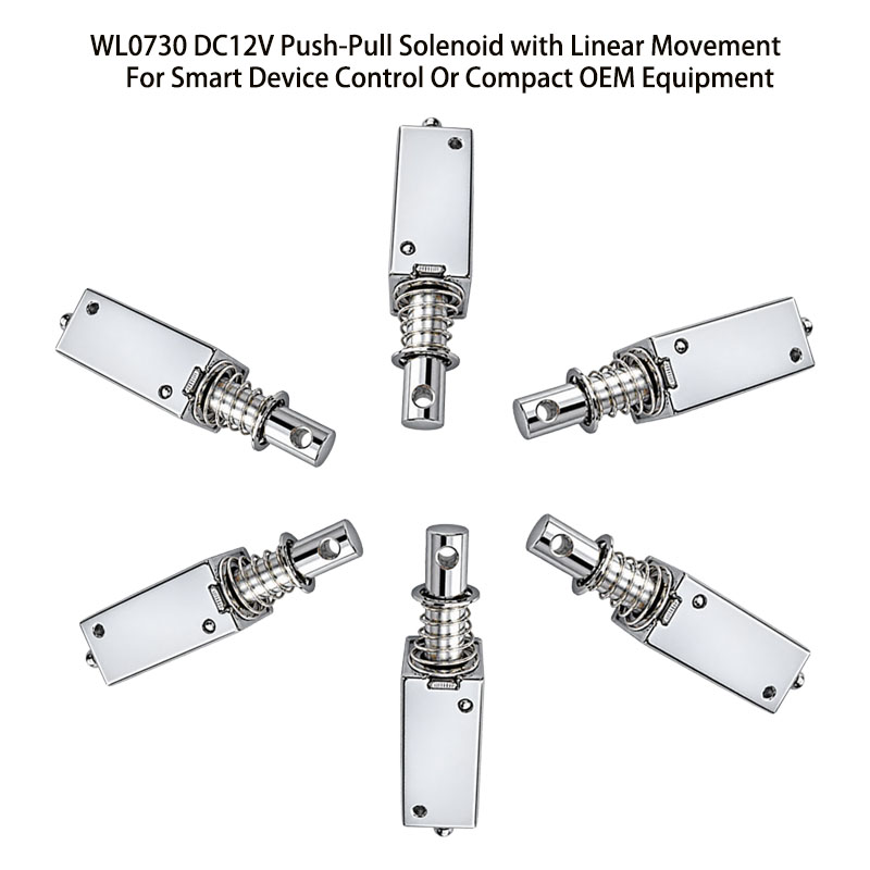 12V Mini Push-Pull Solenoid for Linear Motion Control