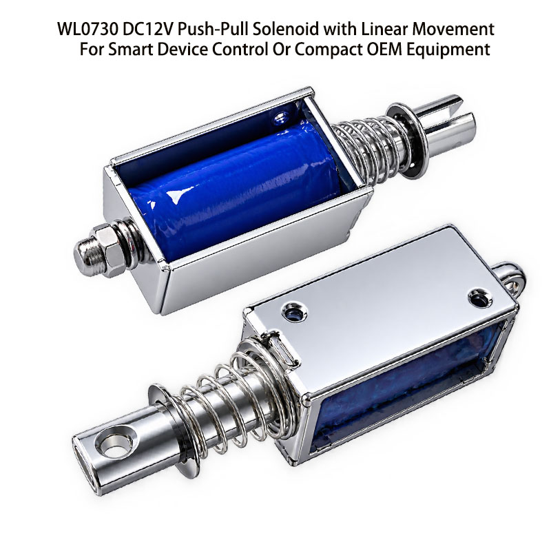 12V Mini Push-Pull Solenoid for Smart Device Control