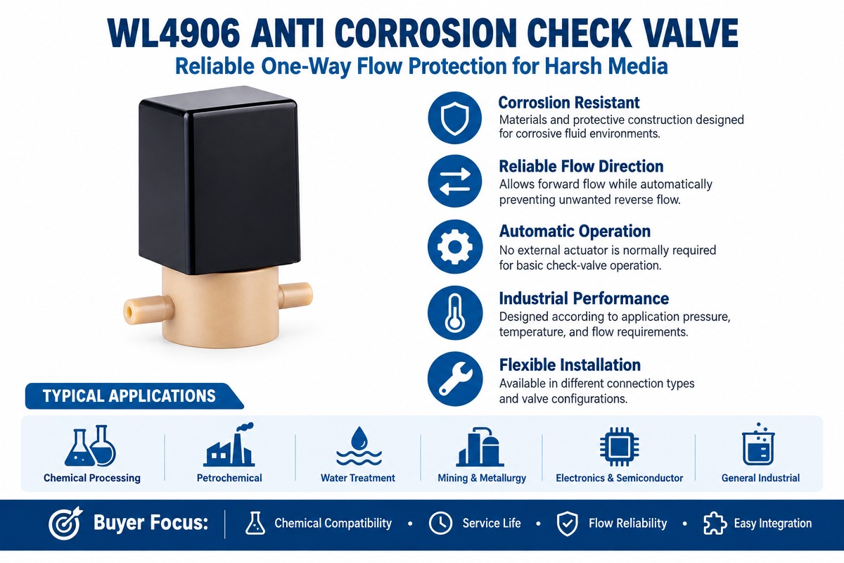 Anti Corrosion Check Valve Installation and Maintenance