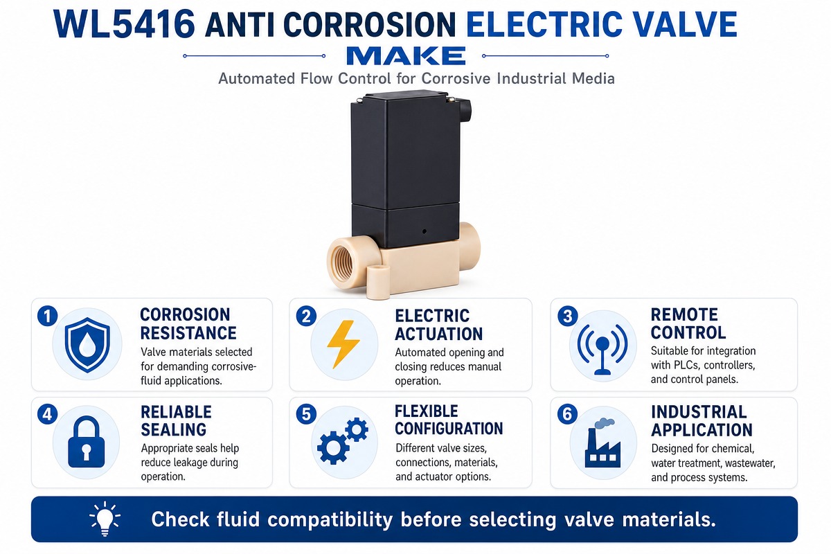 Anti Corrosion Electric Valve for Corrosive Media