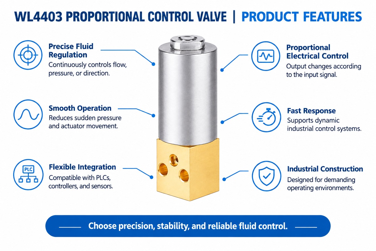 Proportional Control Valve for Pressure Regulation