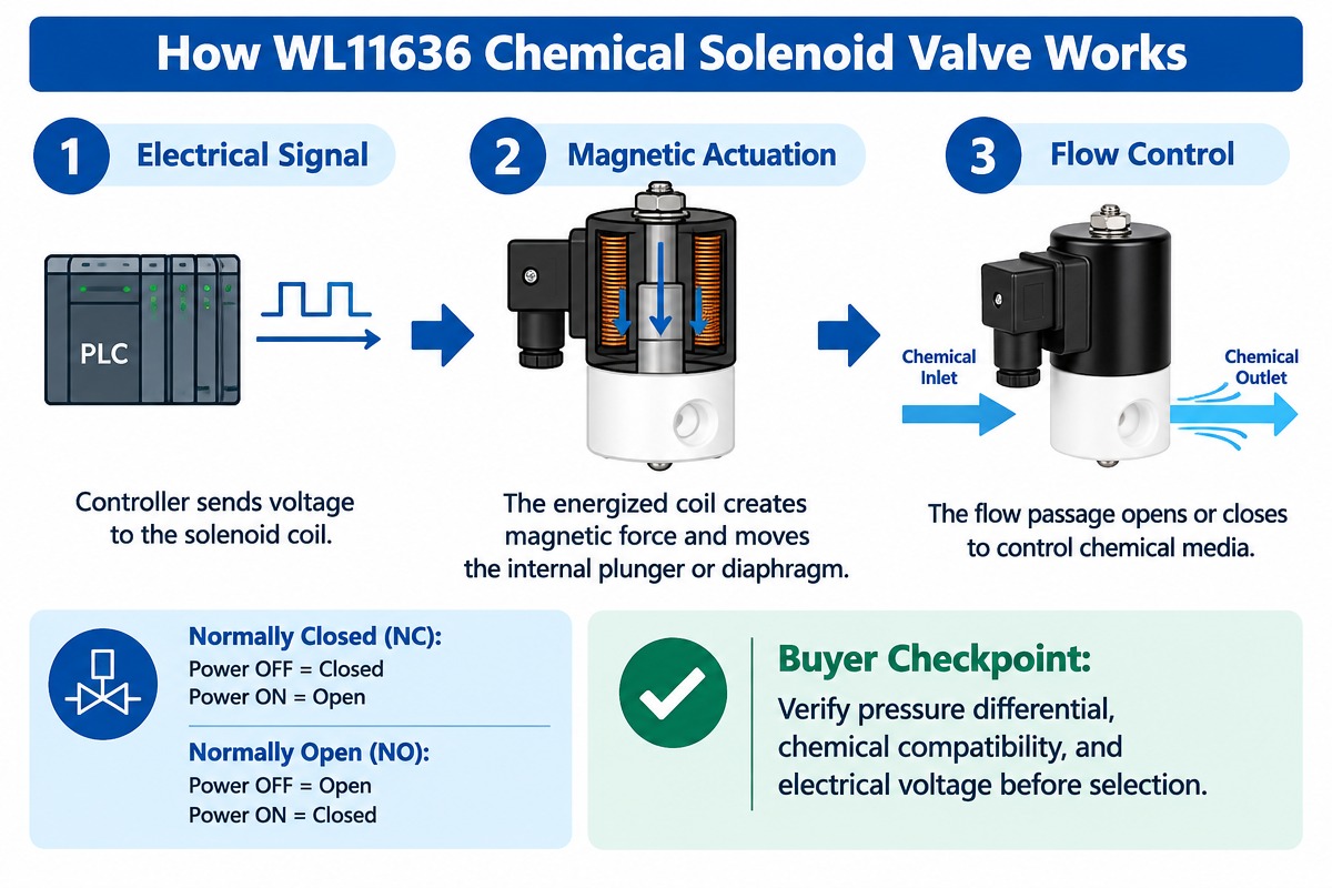 Chemical Solenoid Valve aggressive media handling Guide