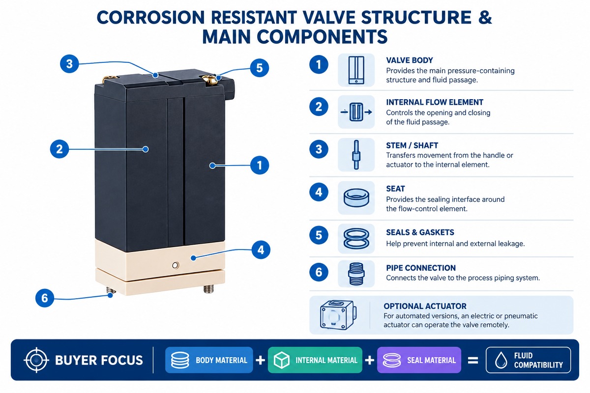 Corrosion Resistant Valve Chemical Manufacturing Systems