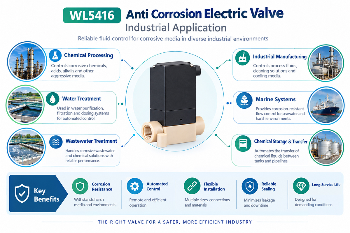 Anti Corrosion Electric Valve for Chemical Systems