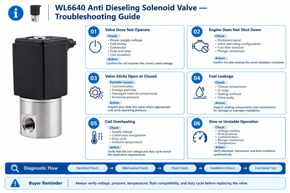 Anti Dieseling Solenoid Valve for Precise Fuel Control