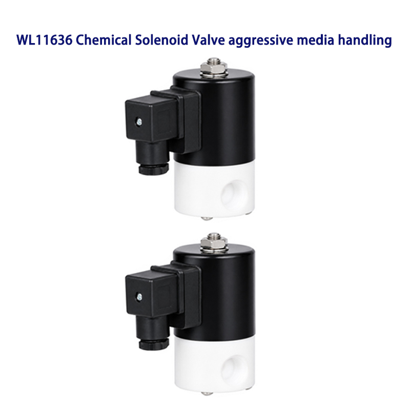 Chemical Solenoid Valve corrosive fluid control Systems