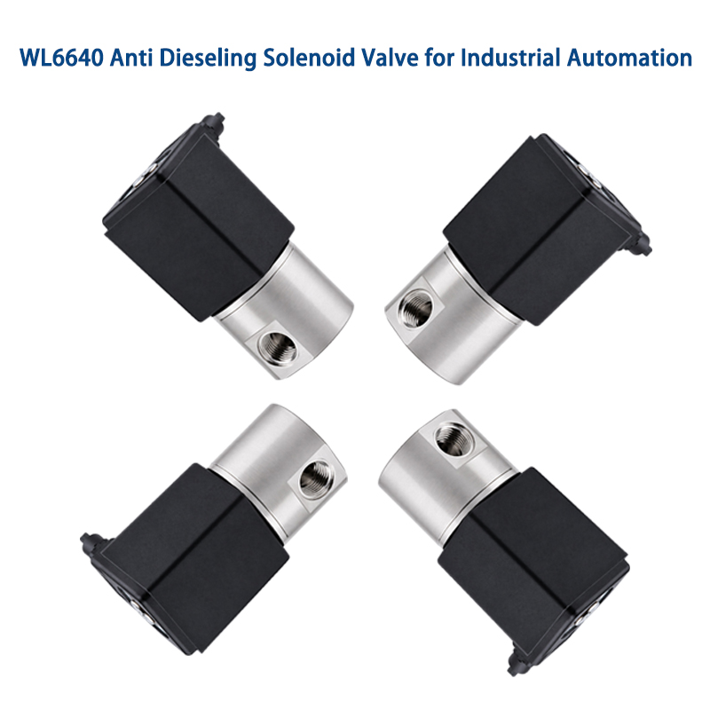 Compact Anti Dieseling Solenoid Valve for Fuel Control
