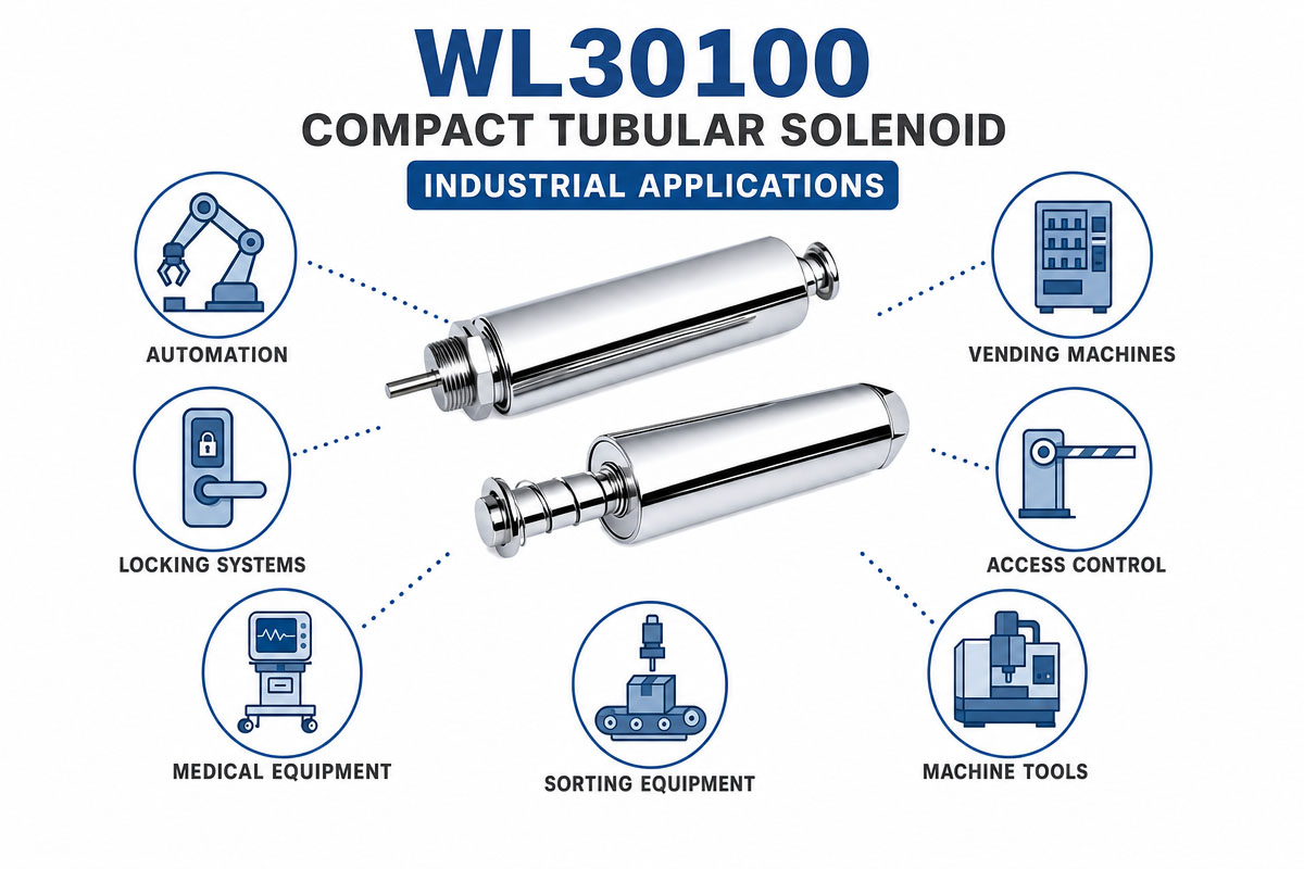 Aplikasyon sa Industriya ng Compact Tubular Solenoid
