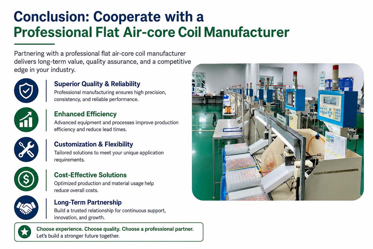 Conclusion on Cooperating with a Professional Flat Air-core Coil Manufacturer