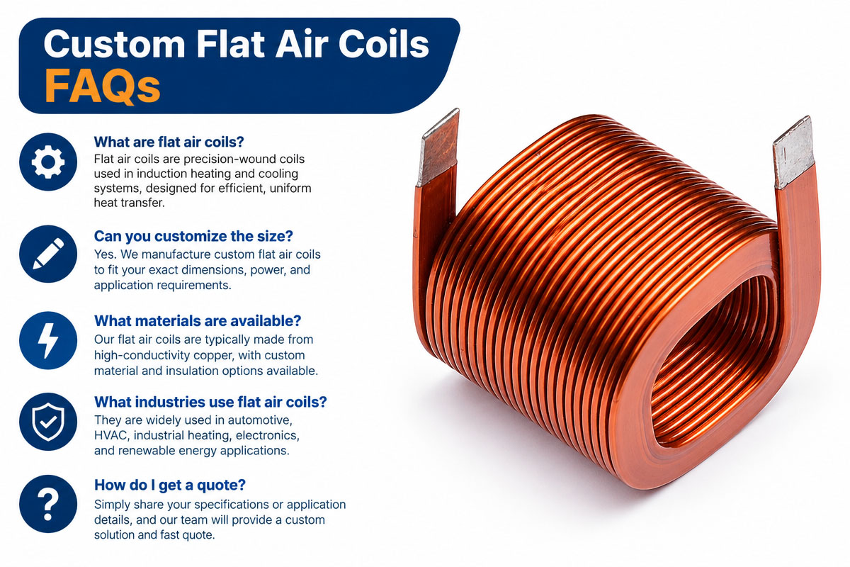Custom Flat Air Coils FAQs