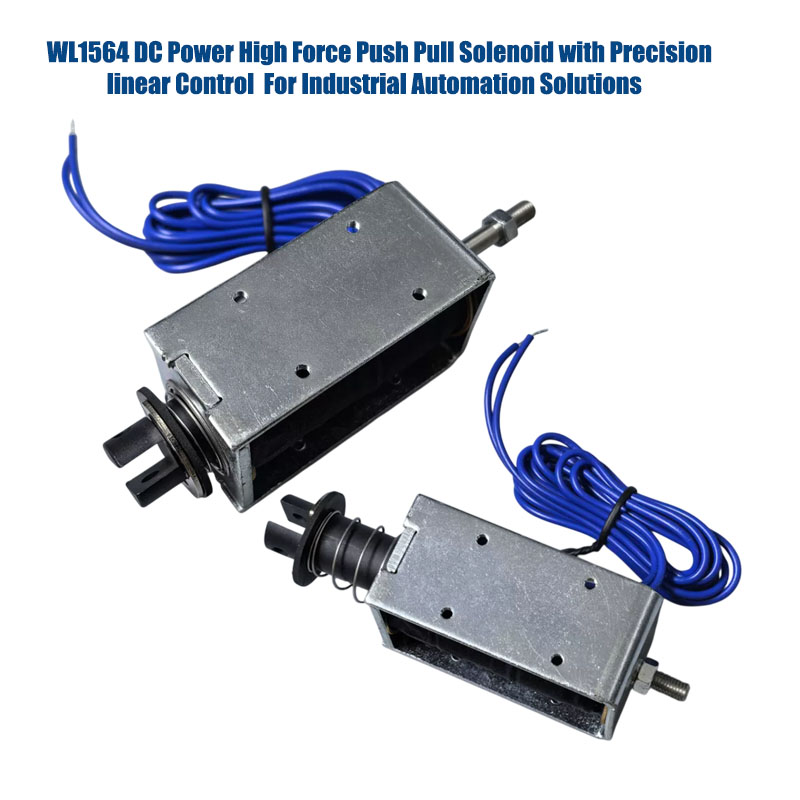 Custom High Force Push Pull Solenoid for OEM Machines