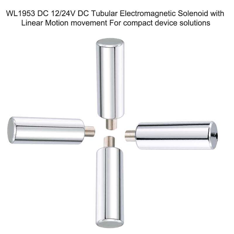DC Tubular Electromagnetic Solenoid Linear Motion Guide
