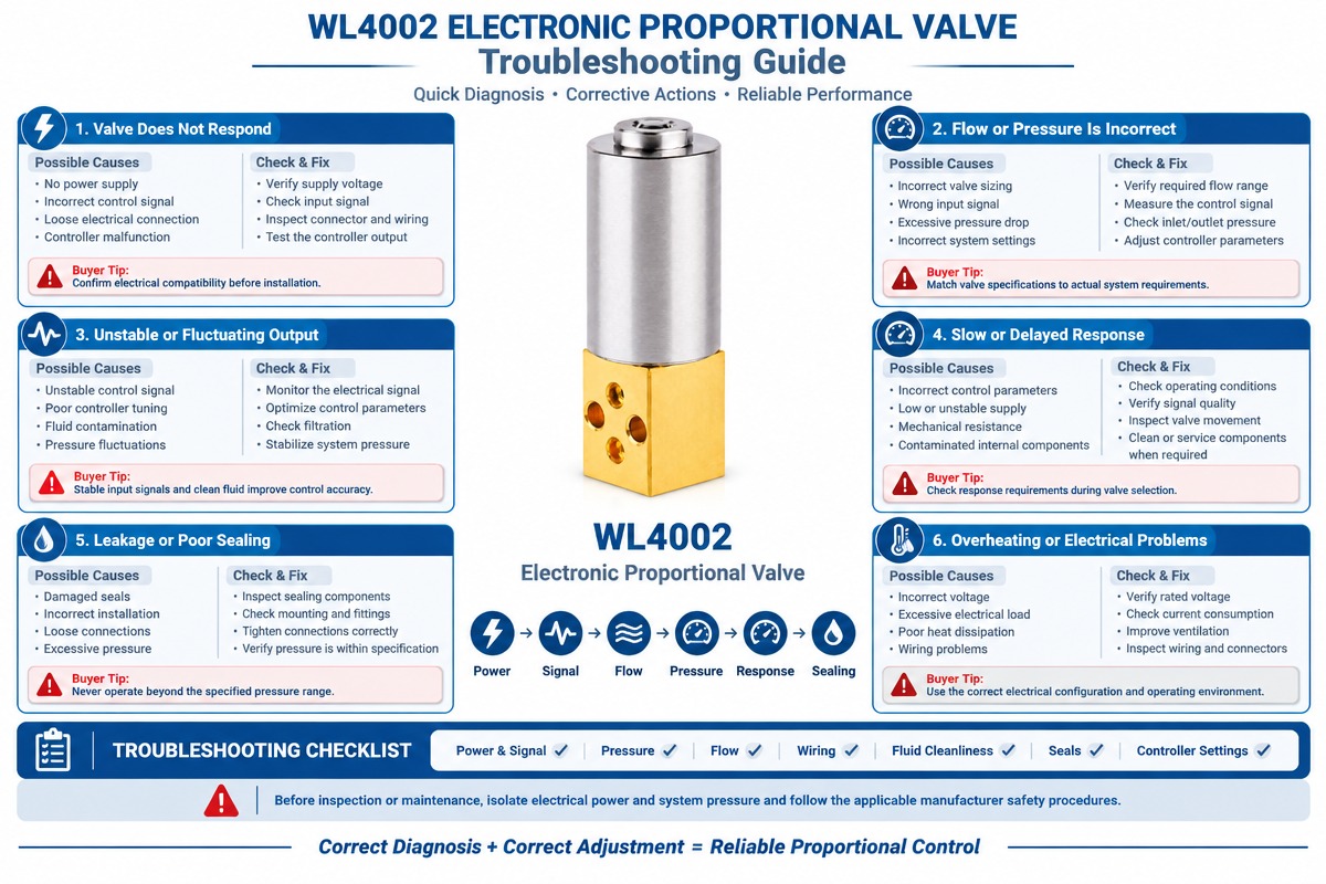 Electronic Proportional Valve Troubleshooting Guide