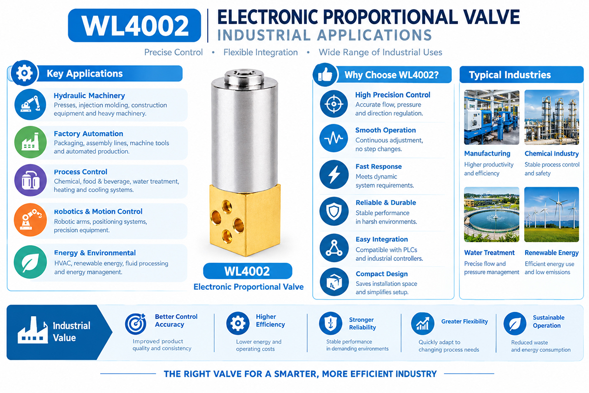 Electronic Proportional Valve for Factory Automation