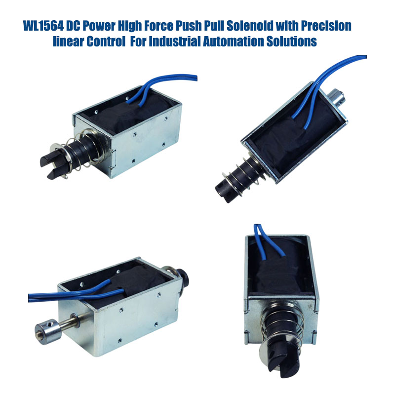 High Force Push Pull Solenoid for Linear Motion Control