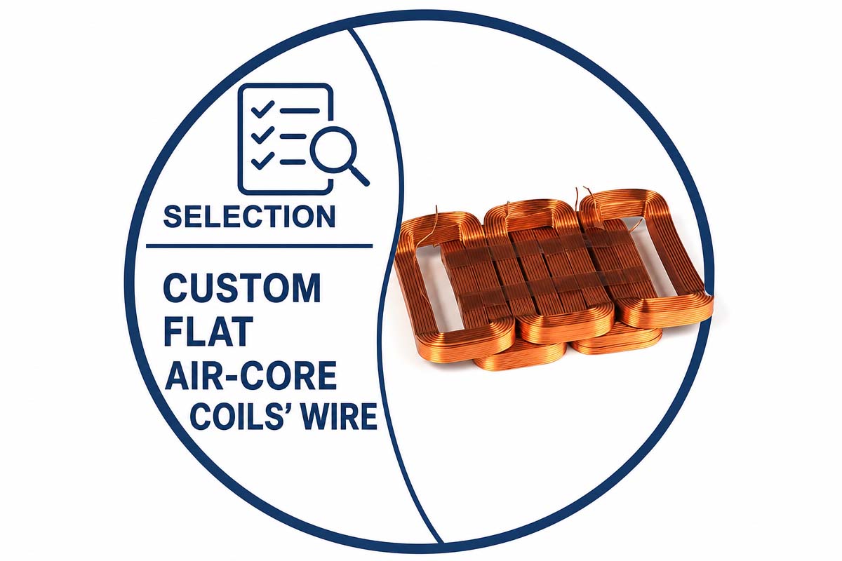 How to select the Custom Flat Air-core Coils' Wire