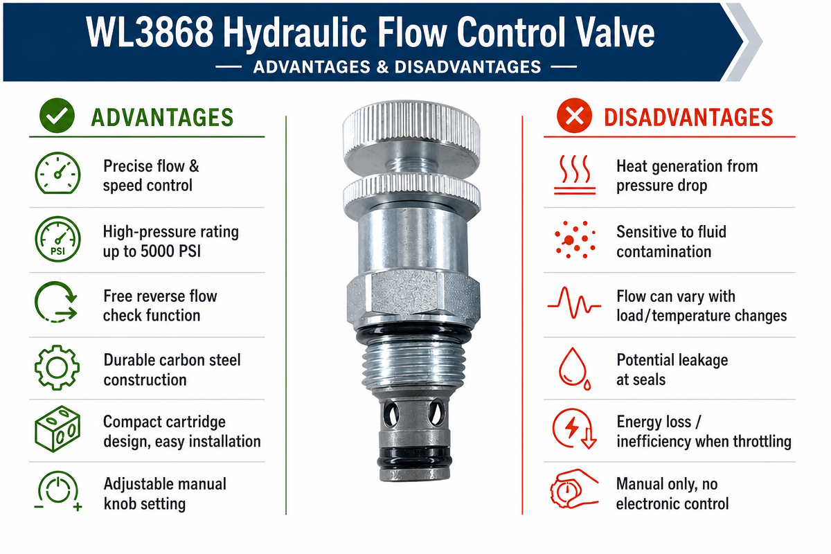 Hydraulic Flow Control Valve Advantages and Disadvantages I