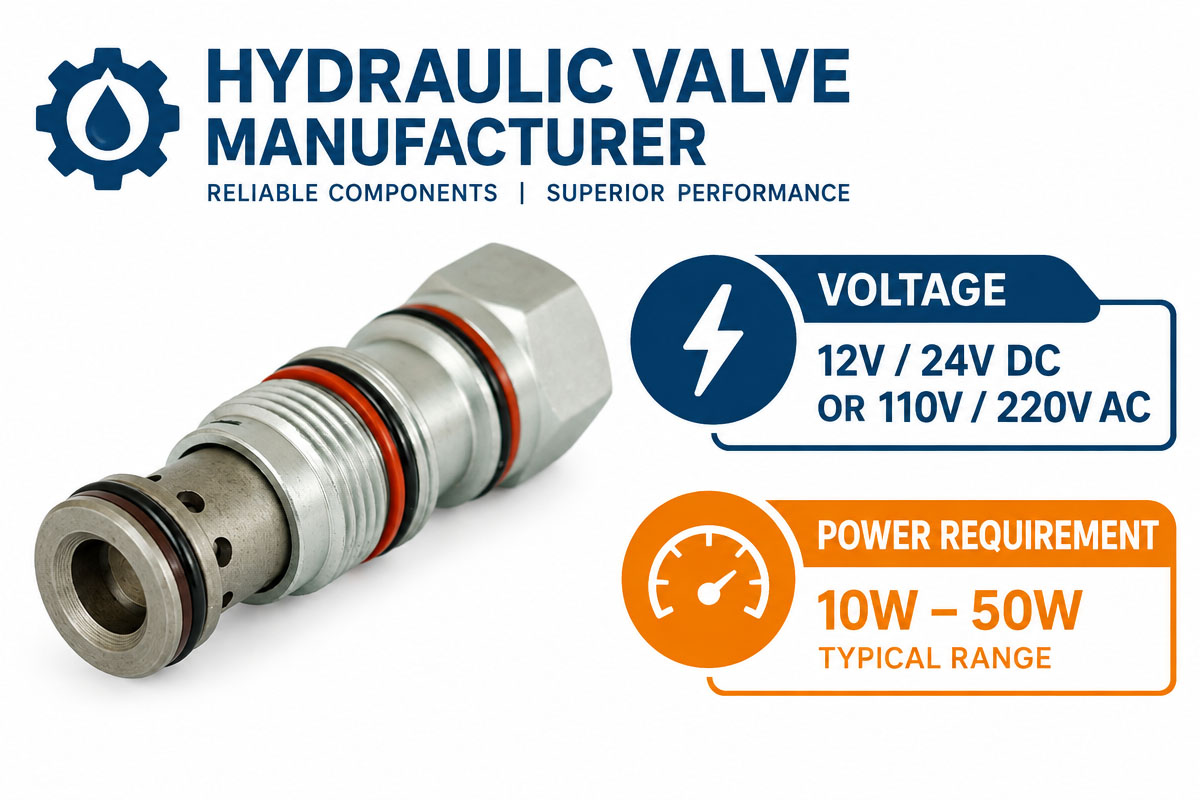 Hydraulic Valve Voltage Power Performance