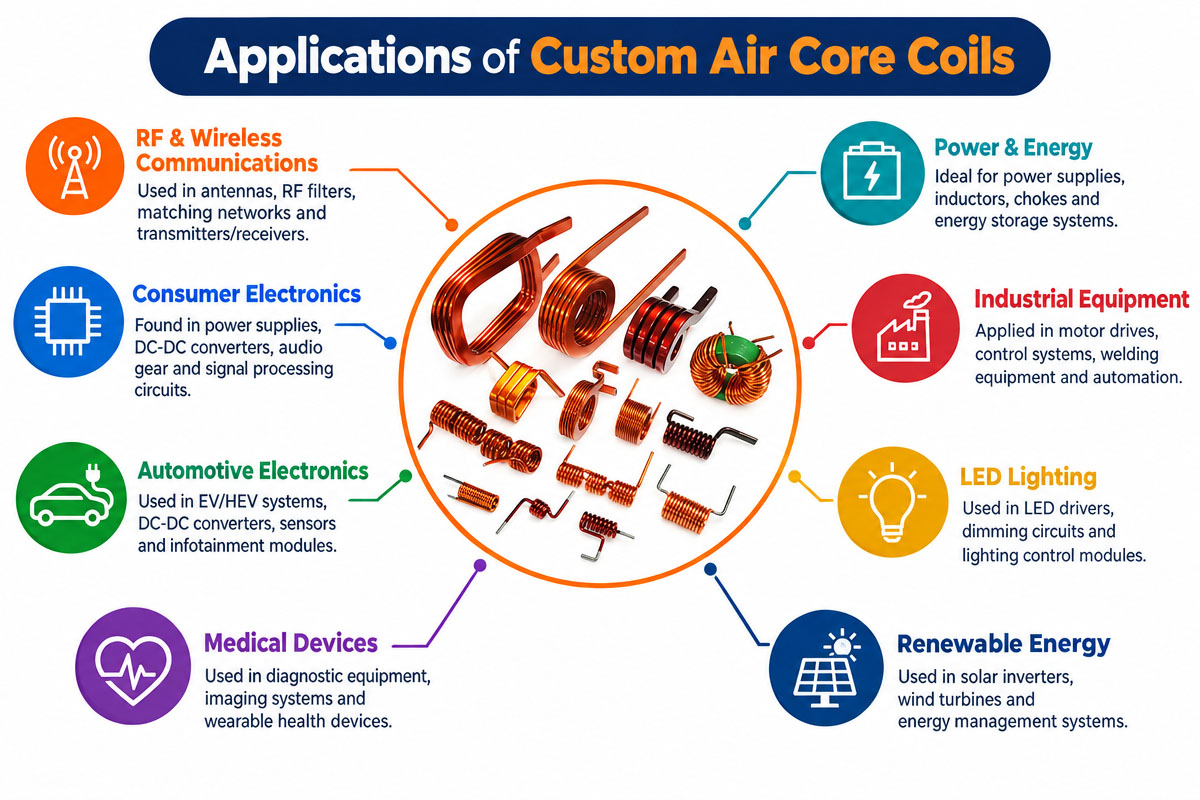 Industrial Applications of Custom Air Core Coils