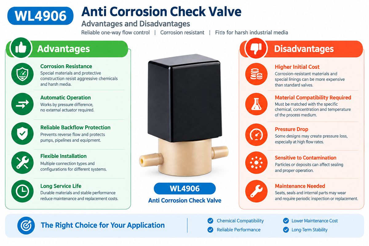 Reliable Anti Corrosion Check Valve for Process Systems
