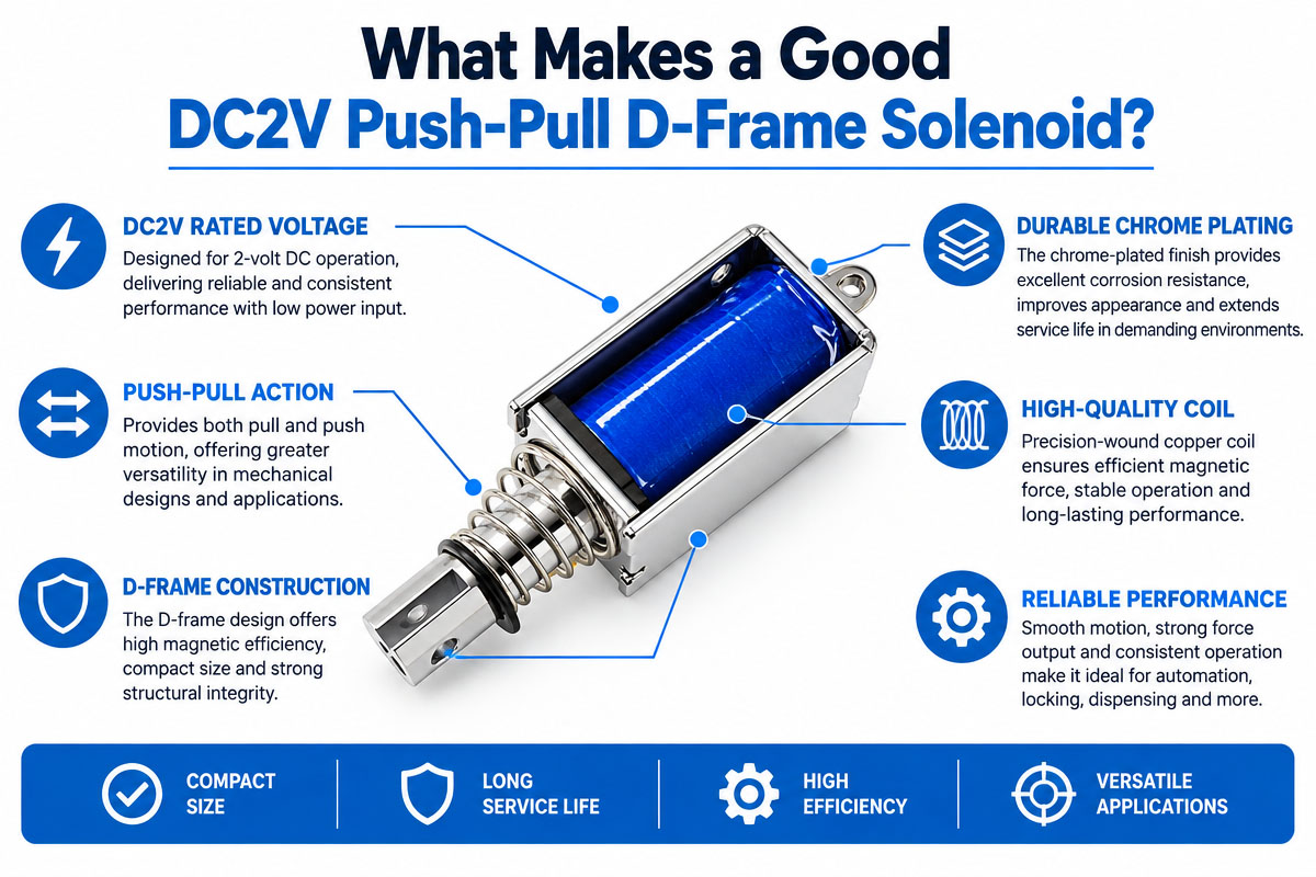 What makes a Good DC2V Push-Pull D-Frame Solenoid
