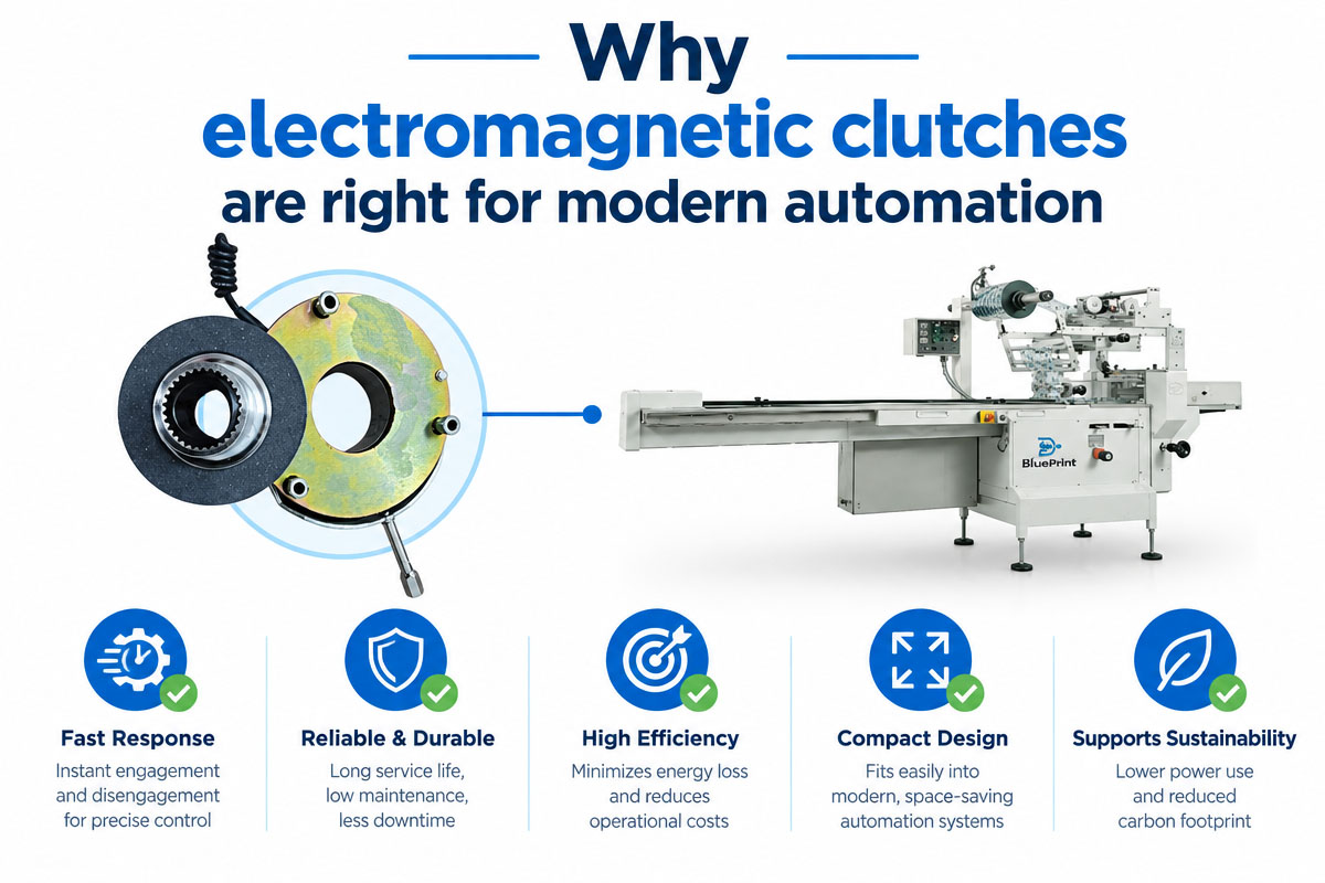 Why Electromagnetic Clutches are right for modern Automation