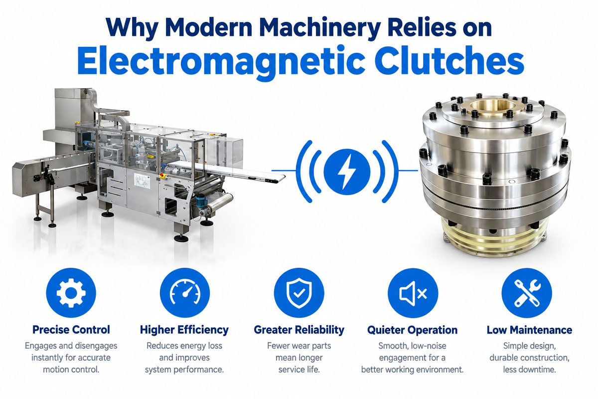Why Modern Machinery Relies on Electromagnetic Clutches