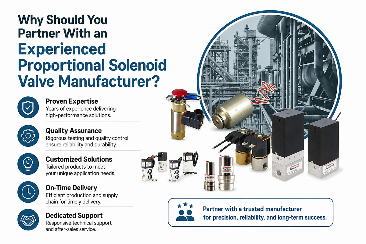 Why Partner With an Experienced Proportional Solenoid Valve Manufacturer