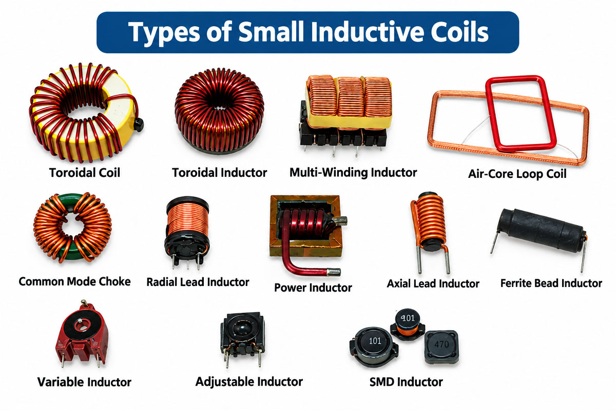 the type of small inductor coils explained