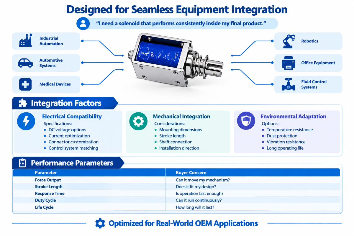 Push-pull magnetic solenoid Product Performance Guide