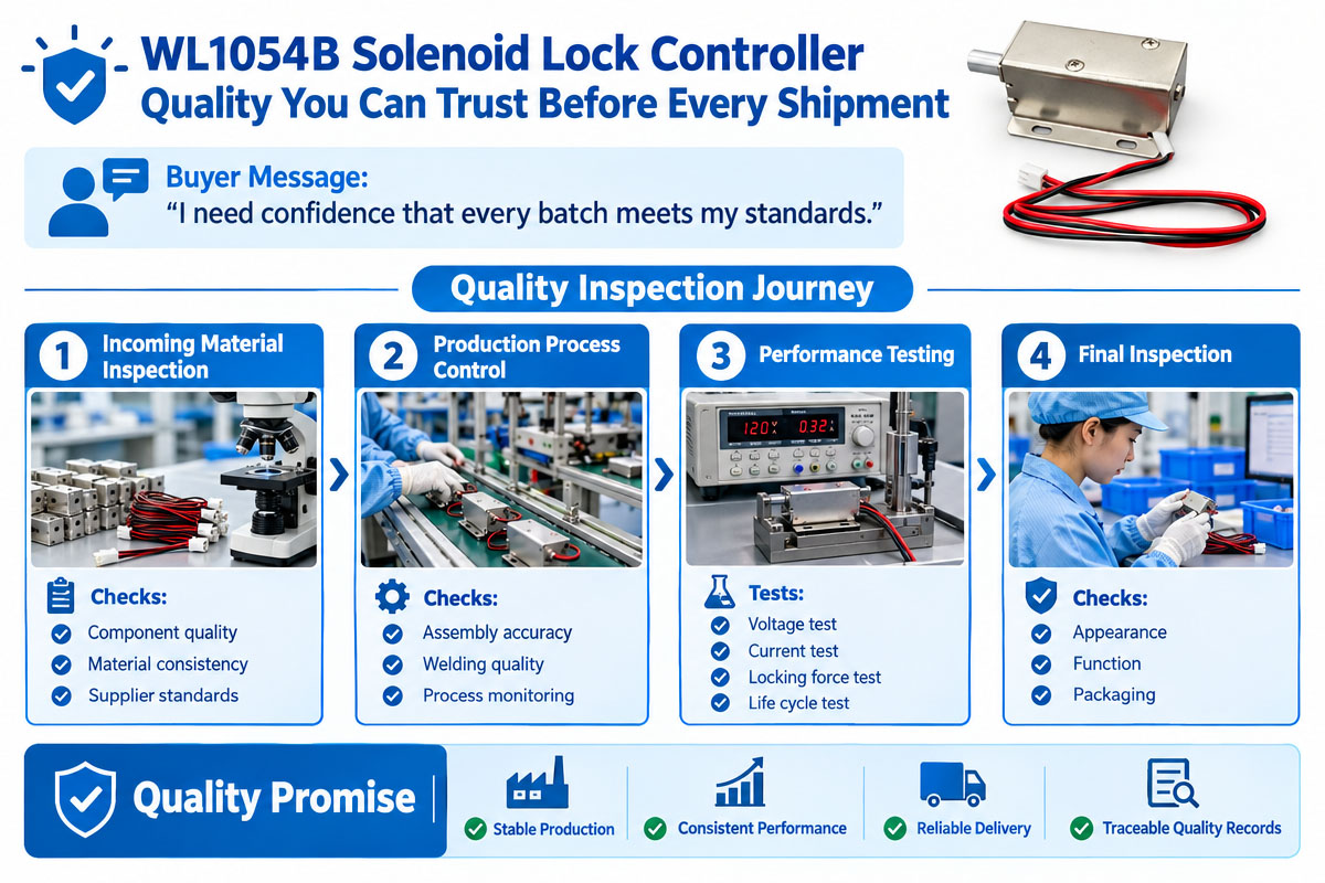 Custom Solenoid Lock Controller Quality Assurance
