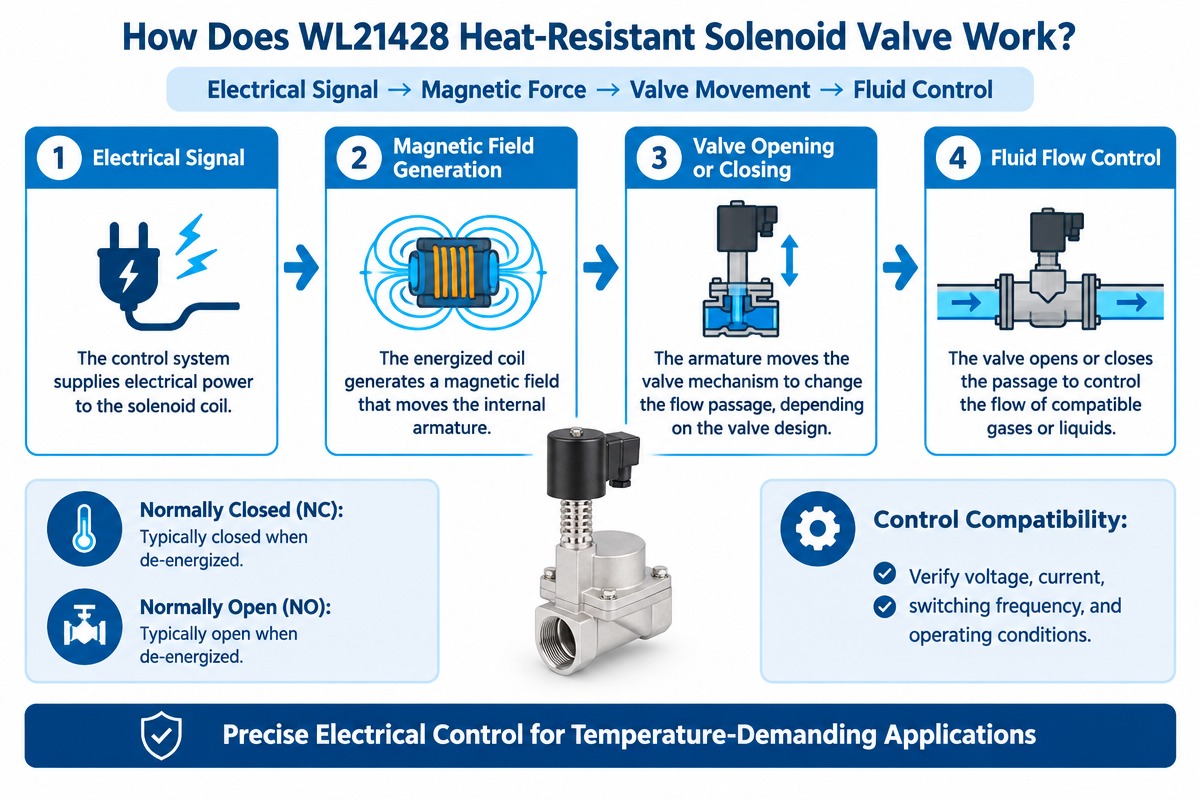 Heat-Resistant Solenoid Valve for Reliable Operation