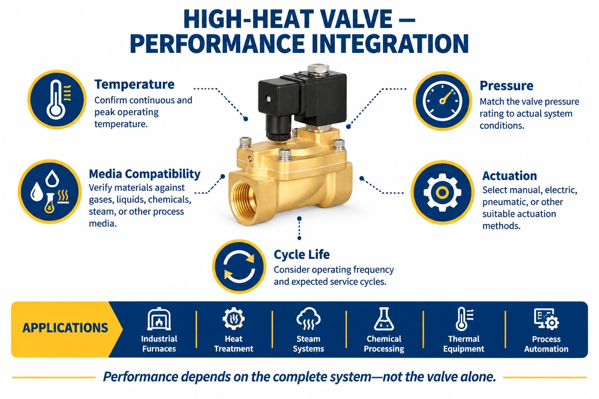 High-Heat Valve Inspection for Thermal Process Plants