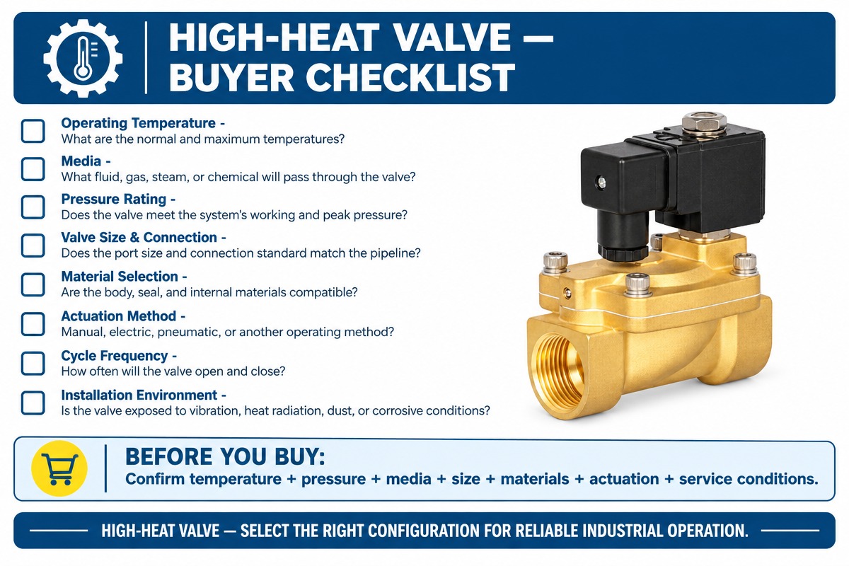 High-Heat Valve Supply for Industrial Plant Projects
