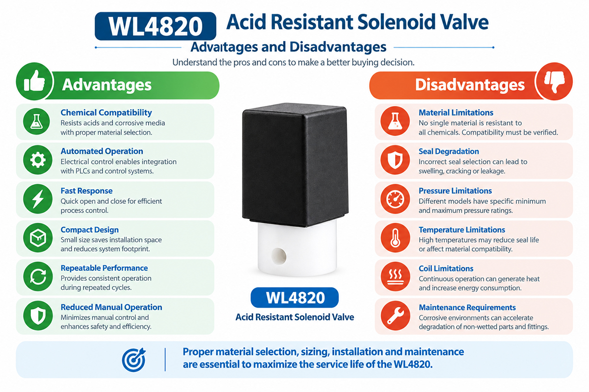 Acid Resistant Solenoid Valve Industrial Automation OEM