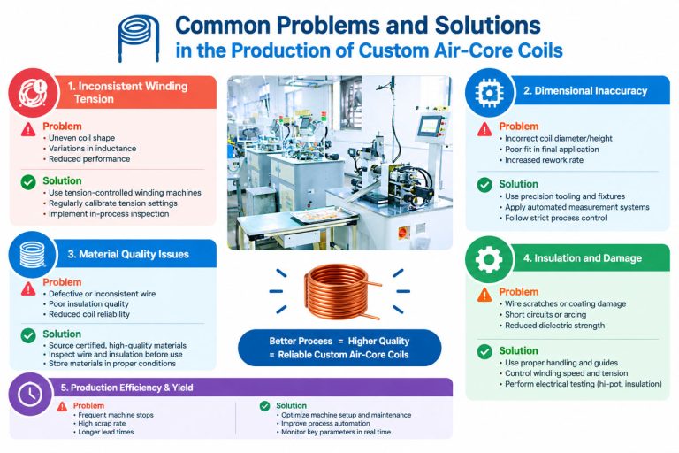 Custom Air-Core Coils Production problem solutions guide