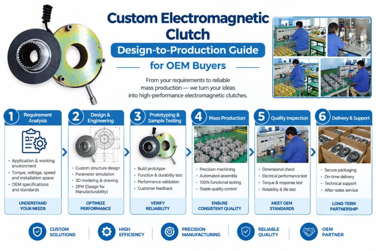 Custom Electromagnetic Clutch Design to Production Guide