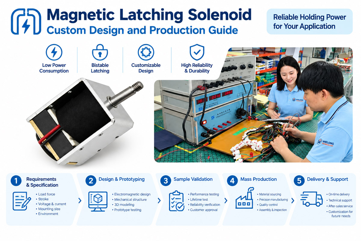 Custom Magnetic Latching Solenoid Design and Production Guide